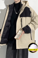 冬上新三合一时尚冲锋衣潮加绒羽绒服外套男女8300-P210控价299，男装羽绒服，电商A441-1