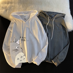 WY2150-P35加绒款-P40 纯棉连帽卫衣男大码运动帽衫宽松薄外套男图片