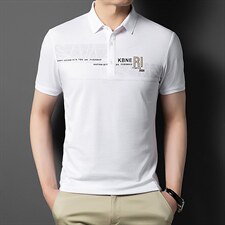夏季新款短袖T恤休闲印花中年男士宽松潮流服饰圆领潮流体恤上衣，男装T恤，电商B212（原钱塘6029）