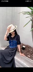 夏装二件套连衣裙图片