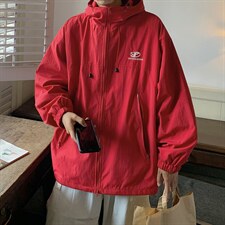 2023秋季美式夹克外套新款连帽上衣男宽松bf风冲锋衣W5354-P57，男装夹克，星座512-2