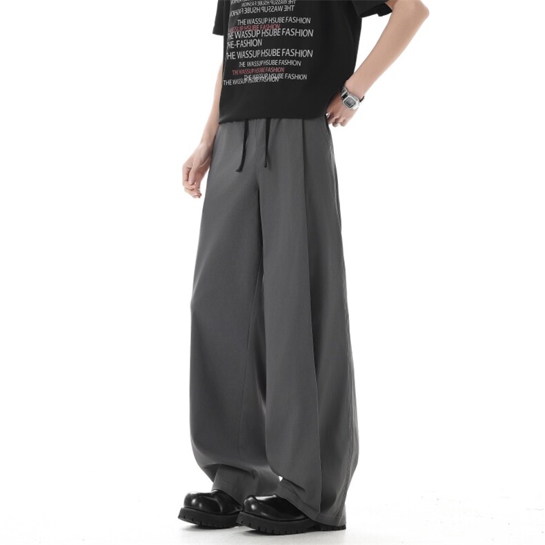 1506-1/KP260351/P50冰丝休闲裤男薄款2026新款夏季垂感裤子百搭,男装休闲裤,星座1506-1