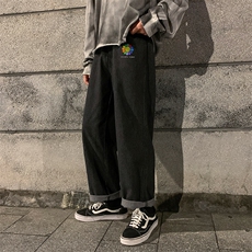 NK44101-P38直筒牛仔裤男士大码宽松九分裤男休闲长裤子男，男装休闲裤，电商A040