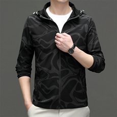 CSFA00632钱塘2020-3夏季新款男士外套时尚连帽长袖防晒服P93，男装防晒衣，钱塘207-3