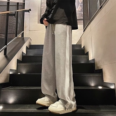 冲锋裤防水春秋季男款束脚裤子痞帅工装阔腿裤小脚九分裤9R93/P38，男装工装外套，星座506
