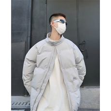 美式高街棉服男冬季痞帅宽松面包服外套潮牌设计感棉衣，男装棉衣，星座716-2