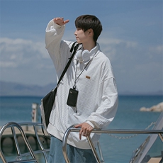 B225-A7111-P55-X69-方格卫衣-棉-套头男士学生卫衣，男装卫衣，电商B225