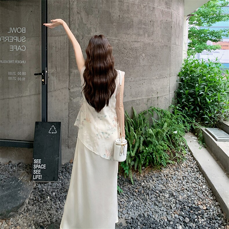 【2025新款~~现货·现货！新中式风套装2D015-008P150K228,女装连衣裙,2D015
