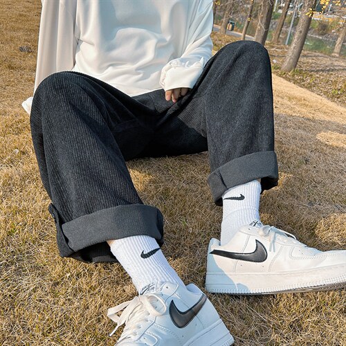 春装2022电商基地新款港风直筒灯芯绒休闲裤DM92-P40，男装休闲裤，电商D321-1