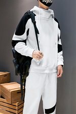 秋季新款卫衣套装男连帽衣服青少年宽松两件套DS953T，男装卫衣，电商A102