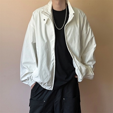 秋季新款现货短款夹克外套男宽松休闲立领上衣A351-AJ2598-P125，男装夹克，电商A351