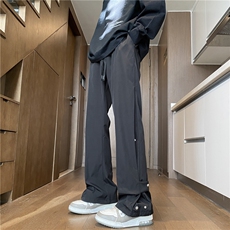 INS潮流百搭春季新款排扣休闲裤防水冲锋裤B315-K2311-特p35控68，男装休闲裤，电商B315