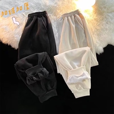 218-1-P45-B323新款时尚休闲华夫格加绒裤，男装休闲裤，四季星座218-1