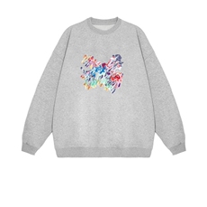 2025年秋季套头通勤时尚百搭通勤简约休闲，女装卫衣/绒衫，花可