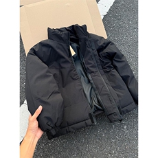 现货美式高街休闲夹克冬季立领纯色三防户外工装加厚棉服外套，男装夹克，电商A486