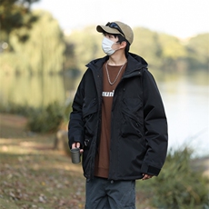 冬季户外冲锋衣高阶机能三防连帽登山服情侣工装棉袄2353R-P88，男装夹克，星座1403A