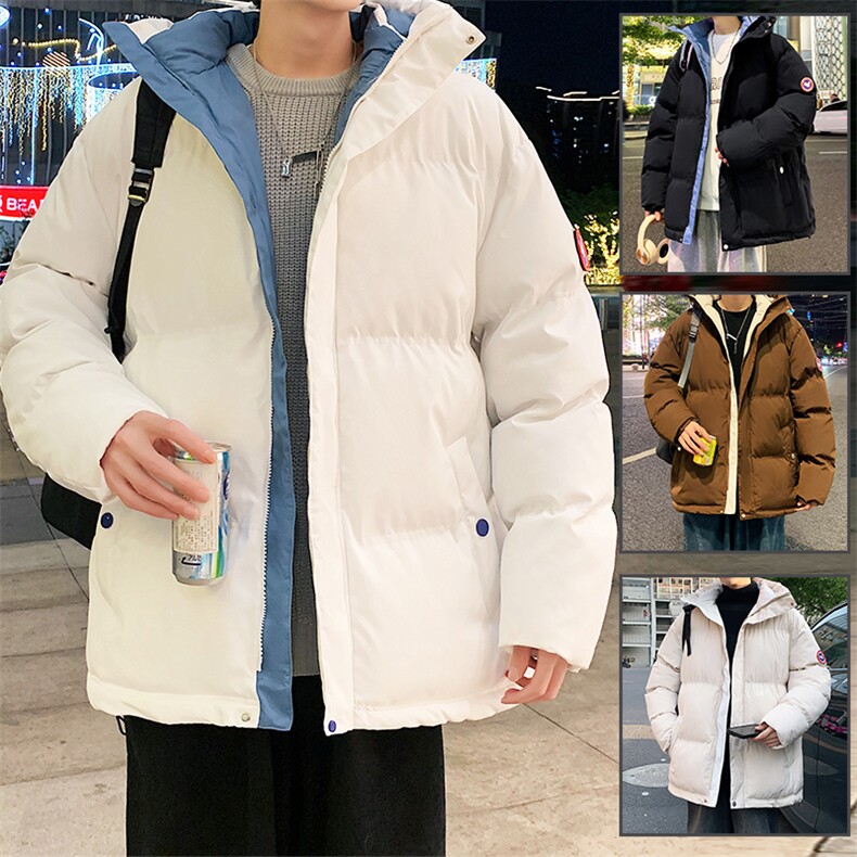 冬季新款棉衣男士加厚大鹅棉袄外套情侣款防寒保暖棉服1102-P60,男装棉衣,星座1403A