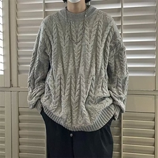 麻花毛衣男圆领韩版潮流针织衫新款秋冬MY05-P50，男装针织衫/毛衣，星座208-5