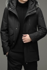 冬装厚款派克服可脱卸内胆中年爸爸装银狐毛领外套男ZK2105-P440，男装中老年男装，电商B212（原钱塘6029）