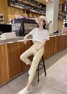 现货！水洗休闲裤，女装休闲裤，YUSIJIA 雨思佳