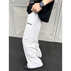 夏季新款绣花激光打孔面料透气冰丝长裤XZ806-CK03039特P30控58，男装休闲裤，四季星座806