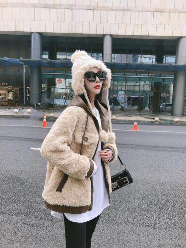 巧析，皮毛一体，两色三码，女装，巧析