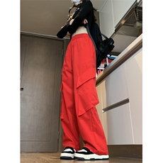 春夏新款潮牌欧美高街vibe美式工装裤X1002-1-BK2309-P53，男装工装外套，星座1002-1