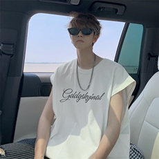 夏季新款外景ins韩版情侣宽松背心男潮高街坎肩打底衫BX00024/P25，男装背心/马甲，电商B316