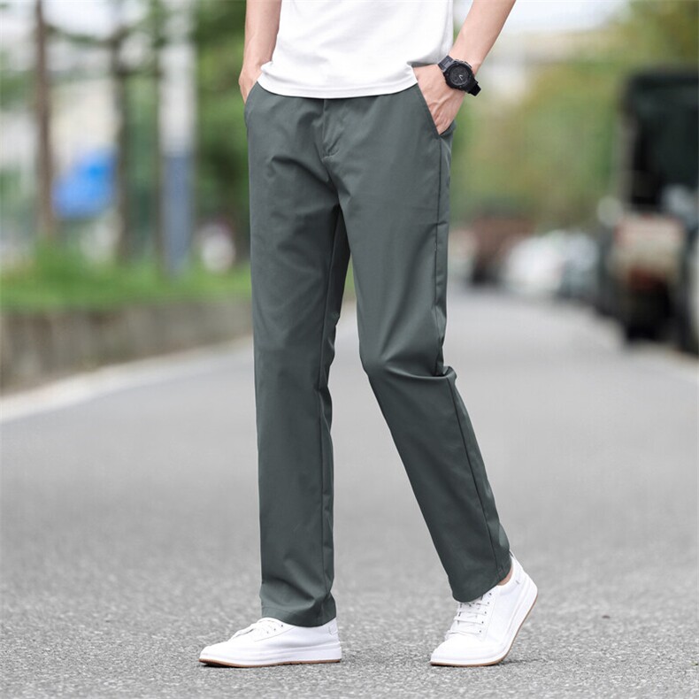 夏季男式休闲裤弹力夏天薄款男装长裤潮流百搭青年裤子男6988现货,男装西裤,星座224-1