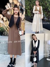 秋季两件套布裙，其它，吉之红