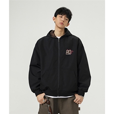 小恶魔印花豹纹连帽大码M-5XL美式夹克男女无影墙JK78121P69控98，男装夹克，星座227-7