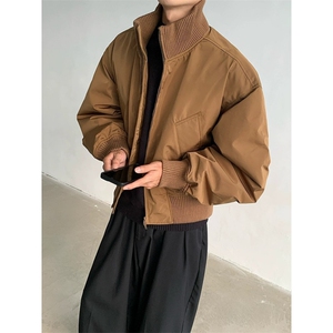 MY04-尺码M-3XL-特P65-美式复古廓形飞行员加厚夹克棉服外套棉衣图片