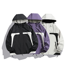 秋季现货连帽夹克男户外冲锋衣外套DSA157B-JK7810-P75，男装夹克，电商A157B