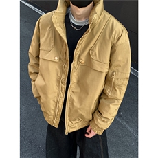 美式短款羽绒棉服男冬季东北防寒保暖棉服美式三防工装棉袄p118，男装棉衣，电商C307