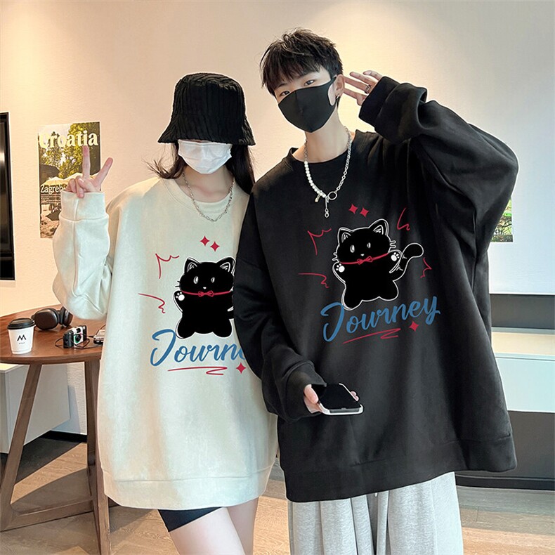 麂皮绒卫衣男大码重磅长袖t恤男JW81412-P35,男装T恤,电商A040