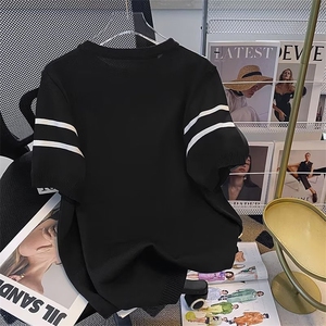 2023春夏季新款男休闲圆领短袖T恤T68005P32图片