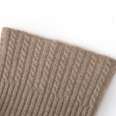 2025年秋季新款木耳边扭花针织羊绒脖套时尚休闲通勤百搭，围巾，天宇悦翔羊绒