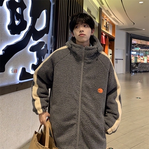 XZ213-MY16-P128控148 港风ins潮牌日系羊羔毛情侣青少年棉服棉袄图片