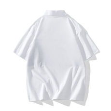 夏季新款大码日系宽松拼接冰丝时尚休闲翻领短袖T恤polo衫P212P50，男装T恤，电商B226-2（原B217-2）