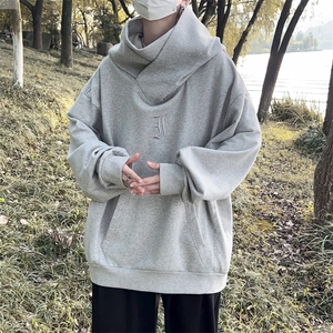 美式连帽卫衣男女高领宽松外套1008-1-KK011-p38 加绒50图片
