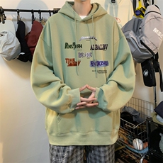 ！连帽圆领卫衣男装港风帽衫男LM163-P35，男装卫衣，电商B367
