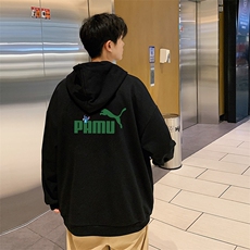 KS21227-P38加绒P43连帽开衫卫衣男运动外套大码班服，男装卫衣，电商A040