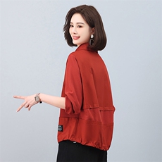 时尚宽松长袖衬衫女秋季新款韩版百搭显瘦上衣气质休闲衬衣，女装衬衫，叶笙衣