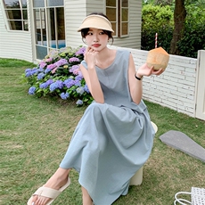 新款现货主推正反二穿棉麻套装9838-P125-K178，女装套装/套裙，2C129