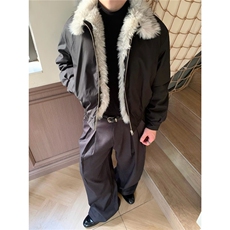 现货DW309-特价110原版对图高品质毛领座山雕外套，女装短外套，星座603-2
