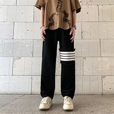时尚潮流牛仔裤长裤春季文艺潮气质ins新款青春流行慵懒男简约，男装牛仔裤，星座716-4