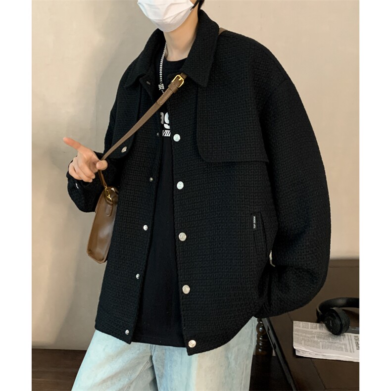 短款男春秋款高级感男装外套oversize夹克JK02880-P75,男装夹克,星座308B-1