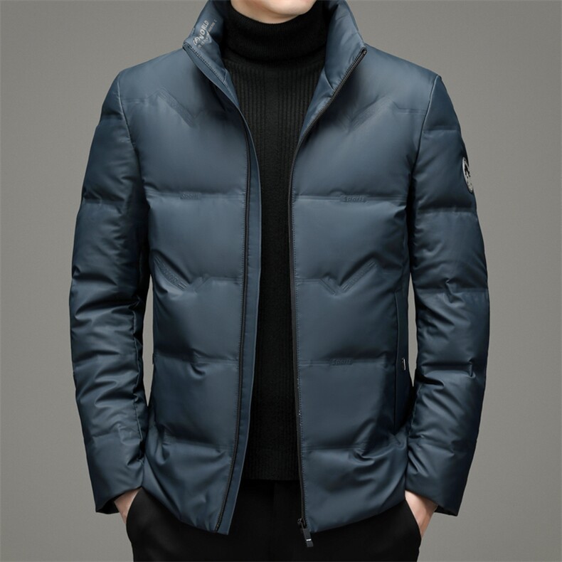 中老年羽绒服男士短款加厚中年爸爸装新款冬季外套YYYR2120-P255,男装羽绒服,电商B212（原钱塘6029）