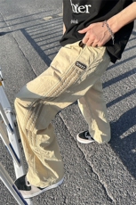 大量现货拼色宽松伞兵速干裤男薄款美式复古休闲裤DY5032-P55，男装休闲裤，电商A178