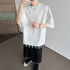 短袖短裤套装男士夏季薄款透气潮流时尚t恤夏装一套休闲运动衣服，男装休闲套装，星座1206（原A206）